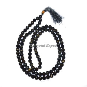 Jap Mala de Ojo de Tigre Marrón - Product Image 1
