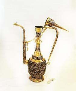 Aftaba de Cobre Hecha a Mano (Estilo Época Mughal), Frasco Tradicional - Product Image 2