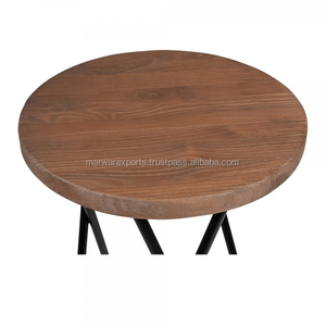 Sillas industriales de Bar cómodas y duraderas con asiento de madera para uso comercial - Product Image 4