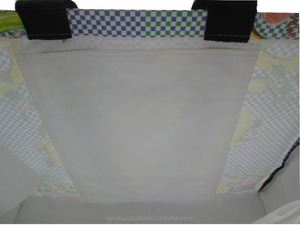 Bolsa de compras mediana de 120GSM PP con divisores de bolsillo, patrón de dibujos animados, correas dobles, Asa de hombro para uso en supermercado, Vietnam - Product Image 3