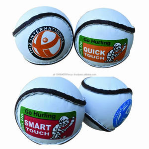 Pelotas de lanzamiento Sliotars Go Game Sliotars First Touch Quick Touch Smart Touch Pelotas de juego de lanzamiento de cuero de calidad oficial GAA - Product Image 1