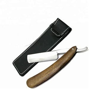 Suministros de barbero al por mayor, cuchilla de afeitar profesional de corte recto para salón de barbero/maquinilla de afeitar de salón para barbero - Product Image 1