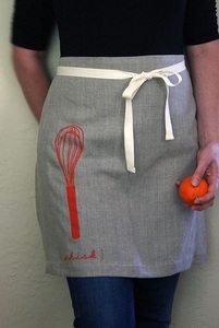 Delantal de Cocina de Algodón para Chef, Delantal para Restaurante, Talla Infantil, Tela de Lona, Cierre con Botones, Impresión Serigrafiada - Product Image 4