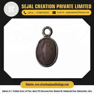 Connecteurs de pierres précieuses de lunette, Onyx vert naturel, connecteurs de bijoux - Product Image 4