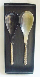 Ensemble de 2 couverts écologiques en acier inoxydable pour couverts à salade sans danger pour les hôtels, les maisons et les fêtes - Product Image 4