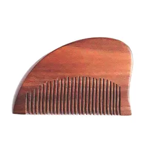 थोक बाल और दाढ़ी लकड़ी कंघी पर्यावरण के अनुकूल उच्च गुणवत्ता गुणवत्ता हस्तशिल्प द्वारा भारत से हाथ से तैयार की जाती लकड़ी के बालों में कंघी