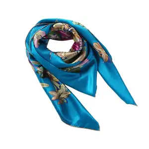 Fashion girl tube silk scarves scarf / 100% silk smooth scarf made in Vietnam