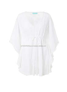 ผ้านุ่มสีขาวสดใสแบบดั้งเดิมผ้านุ่มปักรายละเอียดพู่ที่ละเอียดอ่อนอย่างสวมใส่สบาย - Product Image 5