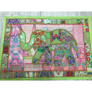 Camino de Mesa Decorativo Hecho a Mano en India, 100% Algodón, Patchwork Tradicional, para Mesa de Comedor - Product Image 3