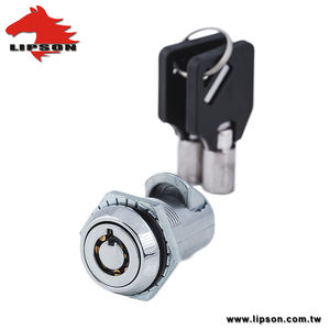 Verrouillage à clé chromé en alliage de zinc LM-826-7D Poussée affleurante pour fermer la serrure de loquet à came instantanée - Product Image 3