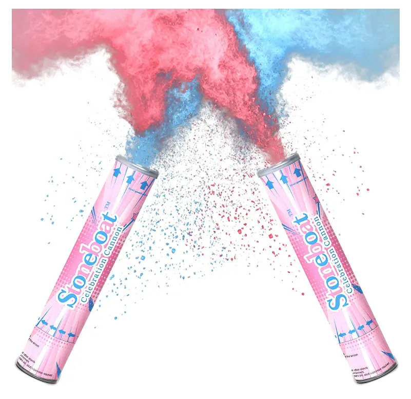 2020 Popper do partido Novo Holi Pó Cor Run Pigmentgulal Holi Holi Pó Pó Fumaça Confetti Shooter Para Celebração Do Esporte