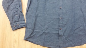 Camisa ajustada de manga larga de algodón 100% para hombre, prendas en stock de Bangladesh para primavera - Product Image 2