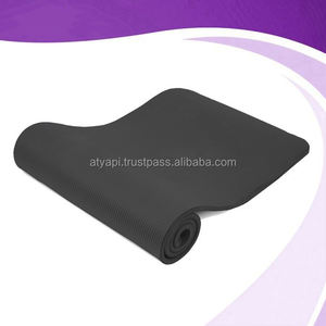 เสื่อโยคะหนาพิเศษความหนาแน่นสูงขนาด1/2นิ้วพร้อมสายคล้อง - Product Image 5