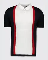 Mens High quality custom bulk cotton pique slim fit solid color polo shirt with pocket