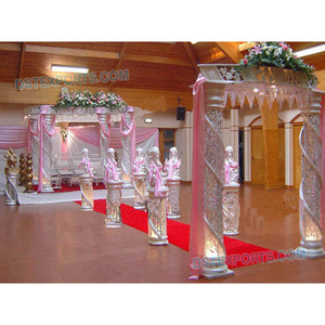 Wedding Fiberglass Mandap Decor Indian Modern Durable Customizable Size & Color Wedding Decoration BRIMINGHAM - Product Image 1