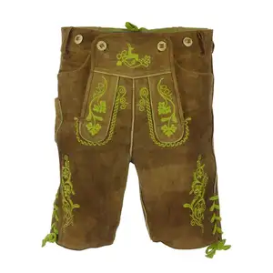 Allemand et Autrichien Oktoberfest Bavaroise de Cosplay Costume Hommes Lederhosen Short Vêtements Trachten - Product Image 1