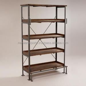 ห้องรับแขกไม้เนื้อแข็งโบราณตู้และตู้หนังสือเฟอร์นิเจอร์บ้านหรูหรา - Product Image 1