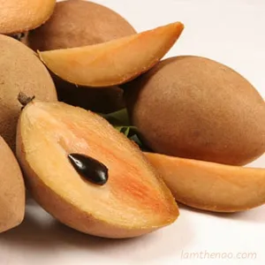 الطازجة Sapodilla / Sapota الفاكهة-فيتنام الحلوى اللذيذة-الاستوائية الحلوى