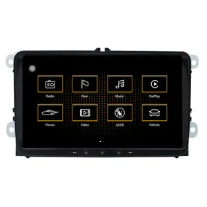 נגן dvd לרכב gps ניווט 8 אינץ אנדרואיד רכב רדיו עבור פולקסווגן פאסאט 2007-2016