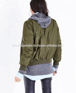 Chaquetas de nailon satinado de seda para mujer, ropa de moda barata a granel para otoño, venta al por mayor - Product Image 4