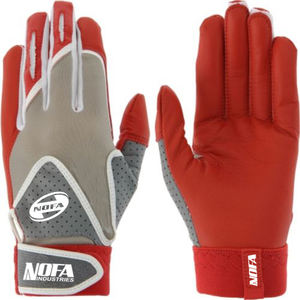 Gants de frappe pour baseball et softball personnalisés Nofa Industries avec logo du client, en cuir, modèle NI-725 - Product Image 4