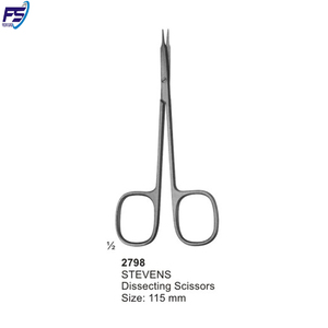 Tijera curvada estándar de Iris, 11,5 cm, afilada, FS:2797 - Product Image 6