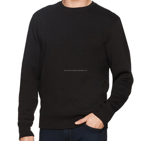 Sudadera de cuello redondo acolchado para hombre, suéter de invierno con patrón sólido, prendas de vestir, cuello redondo, Material de poliéster/algodón - Product Image 4