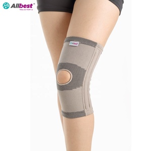 Rodillera Estabilizadora Abierta de Bambú con Carbón Activado Allbest, Protección Avanzada Certificada CE - Product Image 3