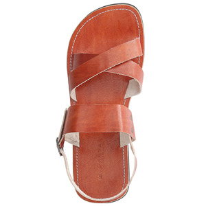 Chanclas informales planas de cuero puro para hombre, sandalias - Product Image 1