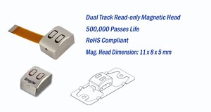 หัวอ่านแม่เหล็กแบบสองแทร็ก Hico MSR ความบาง 2 มม. สำหรับเครื่อง POS อายุการใช้งาน 500,000 ครั้ง พร้อมบริการออนไลน์ ติดต่อเราที่จีน - Product Image 5