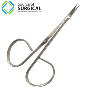 กรรไกรผ่าตัดแบบละเอียด Kaye Face Scissor ขนาด 95 มม. สำหรับการผ่าตัดทั่วไป ยี่ห้อ Source of Surgical Ribbon CVD - Product Image 2