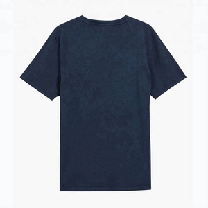 T-shirt à manches courtes personnalisé de haute qualité pour hommes Effet mélangé Mode Tricoté Direct Bangladesh Fabricant Vente en gros - Product Image 2