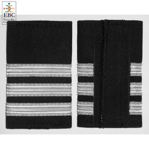 Épaulettes de pilote en tresse française noire OEM, uniformes marins et aériens personnalisés, 100% laine, écologiques, haute qualité - Product Image 5