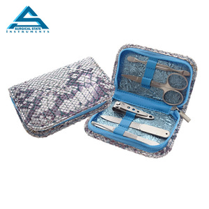 OEM disponible 10 pièces professionnel personnalisé meilleurs produits de pédicure ensemble en acier inoxydable manucure outil kit pour les cadeaux - Product Image 3