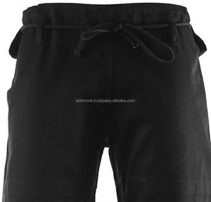 Gi de Jiu-Jitsu noir confortable avec 100% coton pour la formation BJJ Tailles et logo personnalisables - Product Image 5