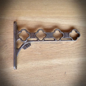 OMG Industries Soporte de estante de pared de hierro fundido Herrajes para muebles Soporte de estante de metal - Product Image 2