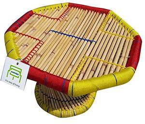 เก้าอี้ไม้ไผ่ปรับได้กรอบไม้2024กลางศตวรรษสำหรับทานอาหารเช้าห้องนั่งเล่นบ้านสำนักงานในร่ม - Product Image 3