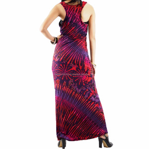 Robe noire pour femmes, vêtement traditionnel, Long et moulant, Style débardeur, robe indienne Sexy - Product Image 4
