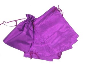 Sacs en organza multicolores tendance, sacs à cordon - Product Image 1
