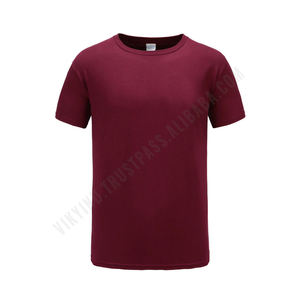 T-shirts d'extérieur pour hommes élégants à manches courtes personnalisables en tissu de coton écologique par Viky Industries - Product Image 2