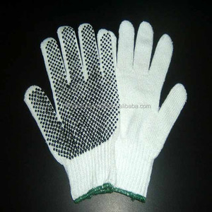 Jauge 7 points en PVC double face javel blanc coton tricoté gants à main anti-dérapant gants de sécurité taille XL usage général enduit gratuit - Product Image 5