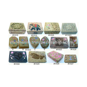 กล่องแกะสลัก Soapstone - Product Image 1