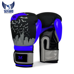Recién llegado, guantes de boxeo con cordones híbridos, guantes de cuero genuino de marca para gimnasio, guantes de entrenamiento con cordones - Product Image 2