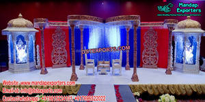 มณฑปงานแต่งงานสไตล์ไม้สุดหรู สำหรับงานแต่งงานแบบอินเดีย ผู้ผลิตมณฑปงานแต่งงานจากไฟเบอร์ ประเทศแคนาดา ของตกแต่งงานอีเว้นท์ - Product Image 2