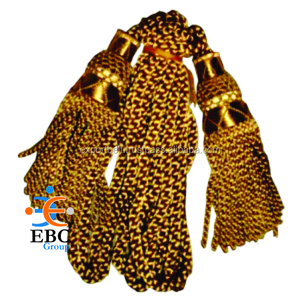 Écossais Golden Highland Cornemuse Soie Drone Cordon Personnalisé Décoratif Glands Cordons pour Bagpipers Highlanders Sac Pipers Accessoire - Product Image 1