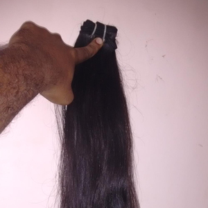 Extensión de cabello humano Remy de extremo grueso de la India. Cabello humano Remy indio sin procesar que teje pelos - Product Image 1