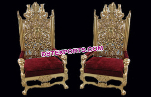 Sillas de madera de teca de diseño para boda india, muebles de matrimonio de Bollywood, las últimas sillas de jefe de boda Big Boss - Product Image 3