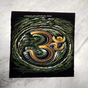 Tapices de Terciopelo de Algodón con Diseño de Buda, Pintados a Mano, Multicolores, para Colgar en la Pared, 75x110cm, Lavables, de la India, Venta al Por Mayor - Product Image 5