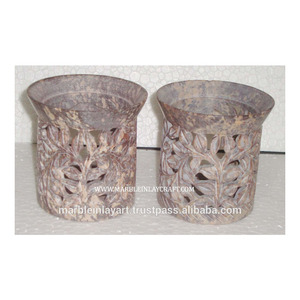 Soapstone Handmade Antique Aroma Oil Burner - Product Image 1