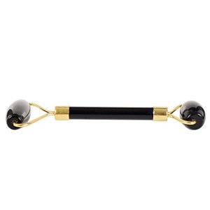 Rouleau de massage de haute qualité obsidienne noire massage du visage rouleau de cristal naturel produits pour le visage rouleau 4 à 5 pouces grossiste - Product Image 5